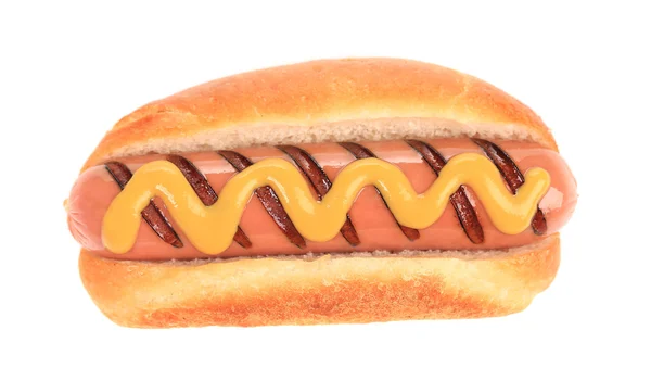 Hot-dog à la moutarde — Photo