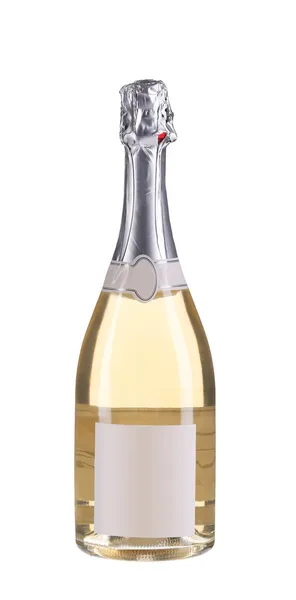 Pink champagne bottle — Stock Photo, Image