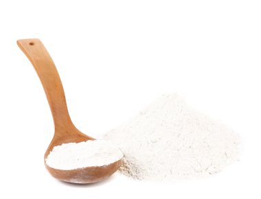 kaşık ve demet bütün un