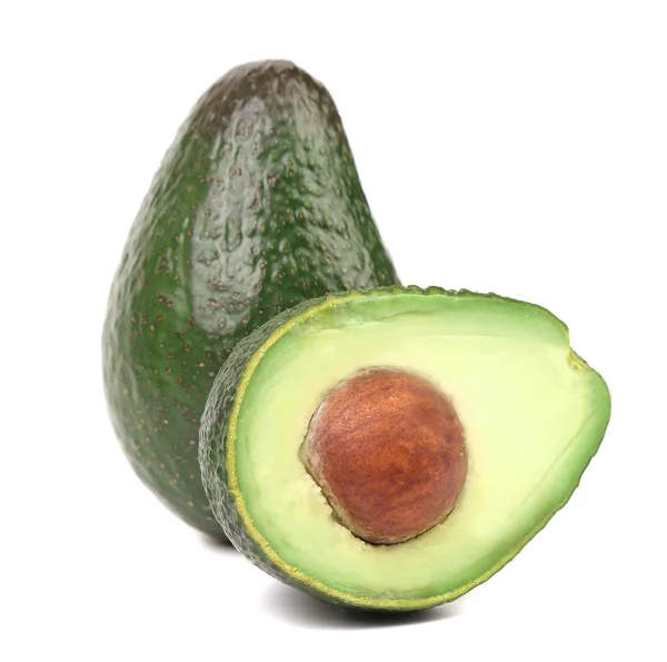 Verse avocado doormidden gesneden — Stockfoto