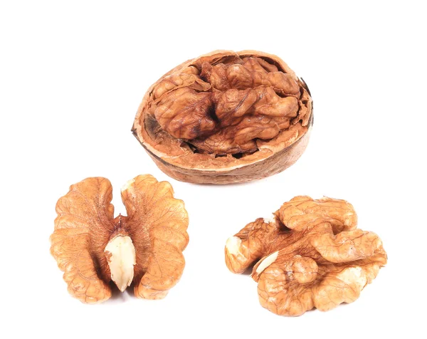 Закрыть грецкие орехи — стоковое фото