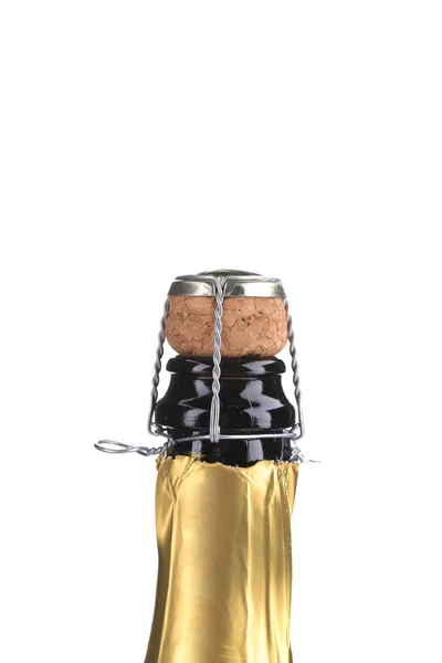 Top of champagne bottle — Stock Photo, Image