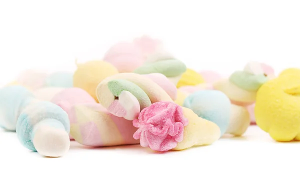 Kleurrijke marshmallows — Stockfoto