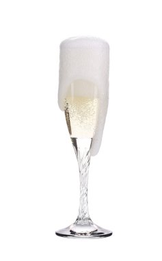 Full champagne glass clipart