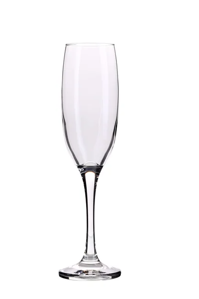 Verre à champagne vide — Photo