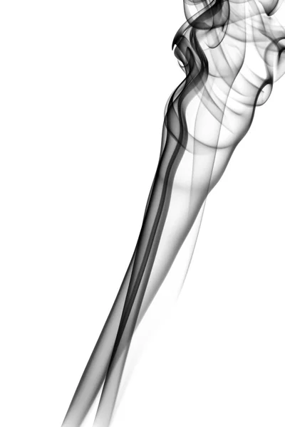 黑色和白色烟雾，供设计艺术 — 图库照片