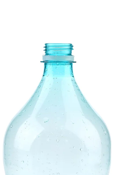 Botella de plástico de cuello abierto — Foto de Stock