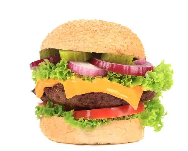 Hamburger duży — Zdjęcie stockowe
