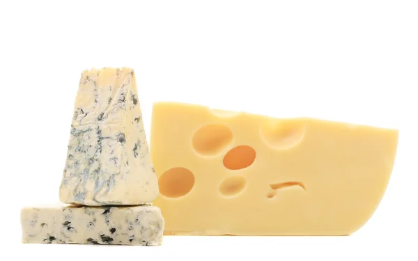各种类型的奶酪成分 — 图库照片