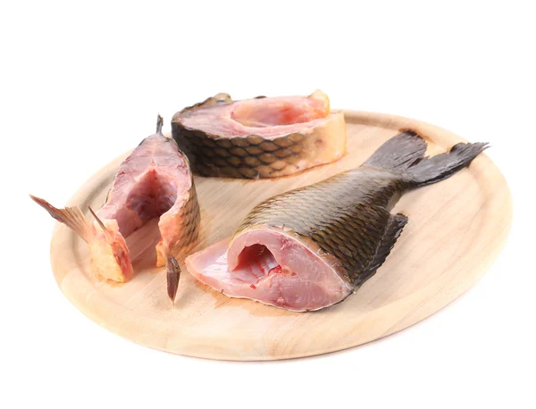 Filete de carpa de pescado fresco — Foto de Stock