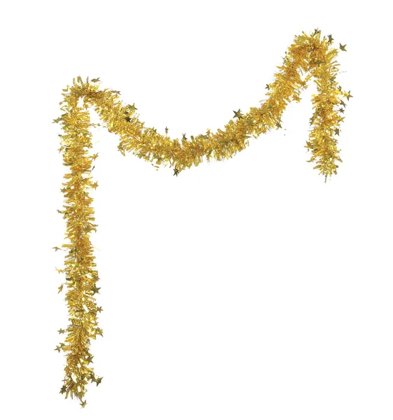 Tinsel jaune de Noël — Photo