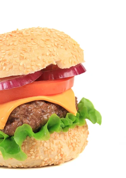 Grote hamburger — Stockfoto