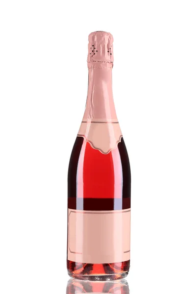 Bouteille de champagne rose — Photo