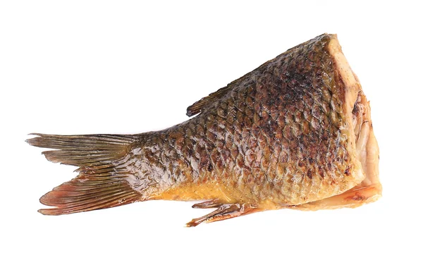 Cauda de peixe carpa grelhada — Fotografia de Stock