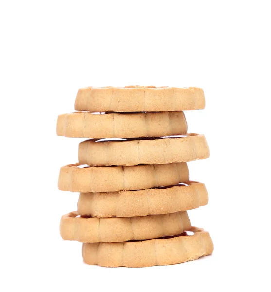 Pilhas de cookies — Fotografia de Stock