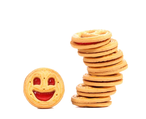 Kekse mit Lächeln — Stockfoto