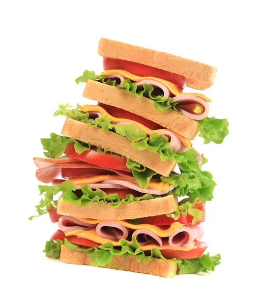 Färska toast smörgås — 图库照片