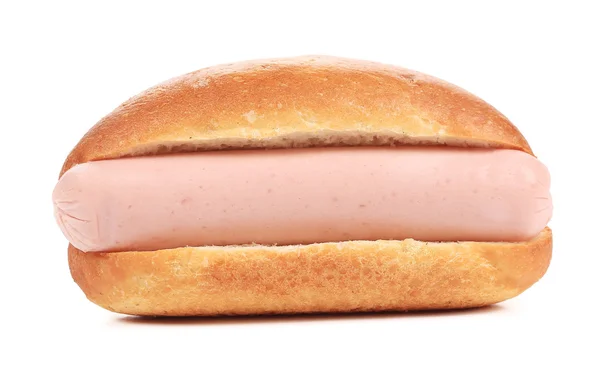 Hotdog brood en worst roll — Stockfoto