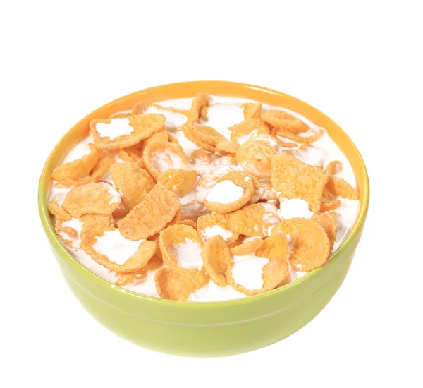 Cereali con latte — Foto Stock