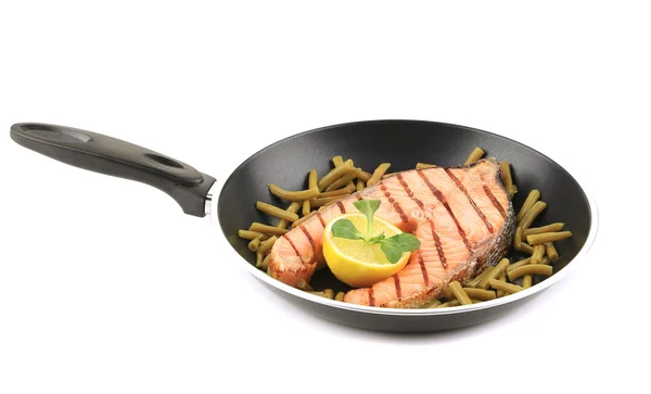 Salmon steak — Stock Photo, Image