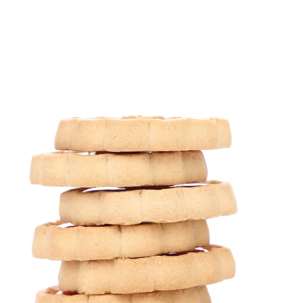 Pilhas de cookies — Fotografia de Stock