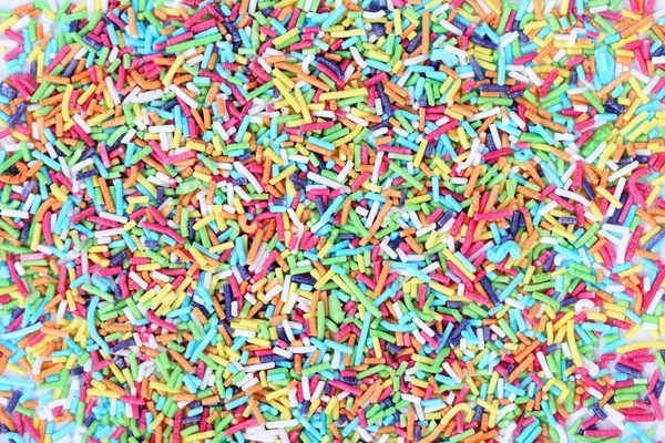Gekleurde suiker hagelslag — Stockfoto