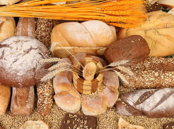 Brot und Weizen — Stockfoto