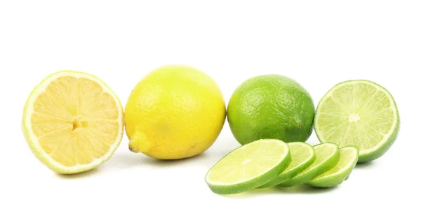 Fresh limes and lemons — Stock Photo, Image