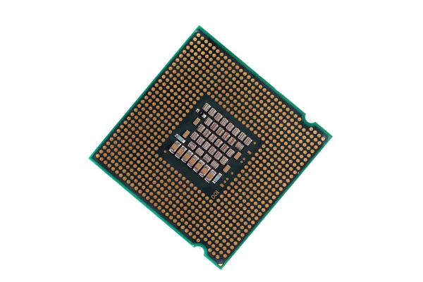 Detalhe do processador do computador — Fotografia de Stock