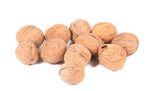 Skupina vlašských ořechů — Stock fotografie