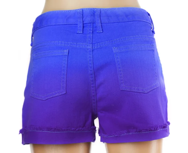 Women jeans shorts — Stock Photo, Image