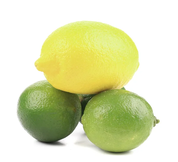 Fresh lime and lemon — Stock Photo, Image