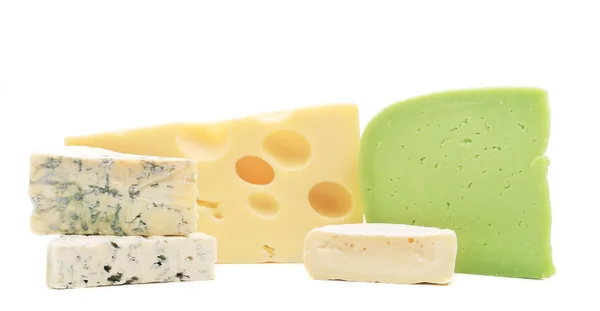 Various types of cheese composition. — Stock Photo, Image