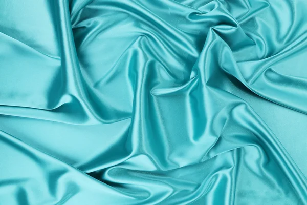 Blue silk — Stock Photo, Image