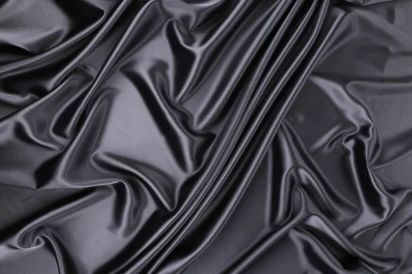 Чёрный шелк — стоковое фото