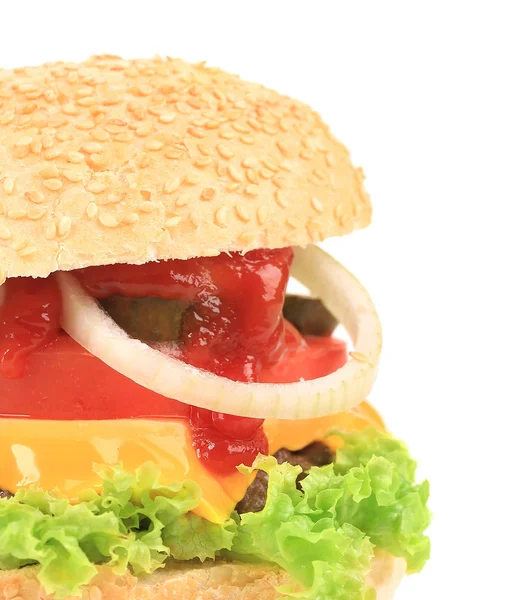 Grote hamburger — Stockfoto