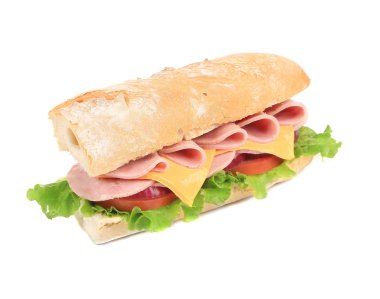 Submarine sandwich clipart