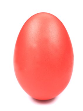 Kırmızı Paskalya yortusu yumurta