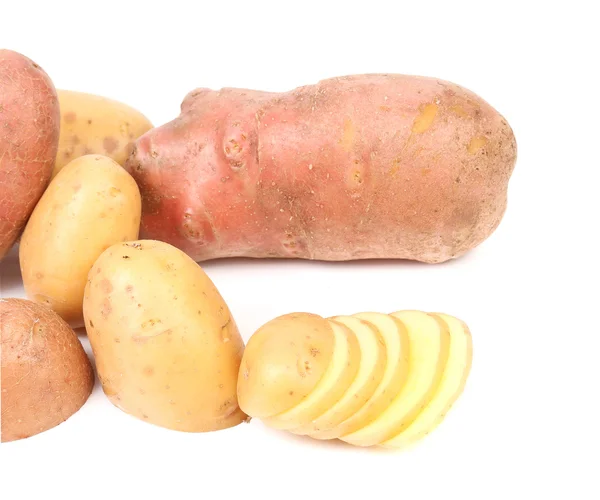 Sliced potatoes — Stok fotoğraf