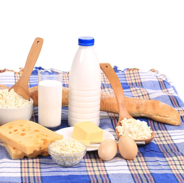 Melk en zuivelproducten. — Stockfoto