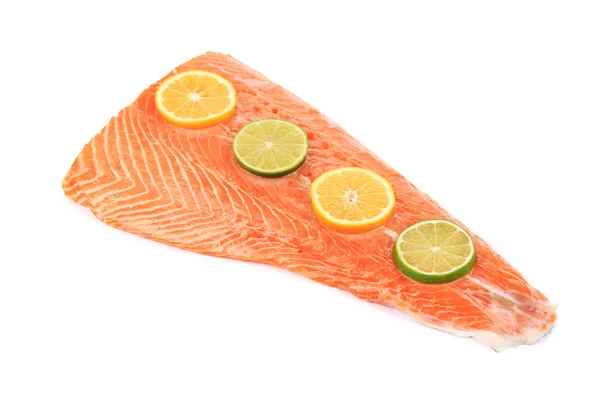 Röda havet fiskfilé med citrus. — Stockfoto