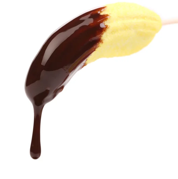 Zefir w czekolada barmańskie — Zdjęcie stockowe