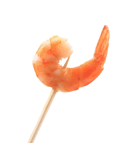 Grilled shrimps on a stick. — Stock Photo, Image