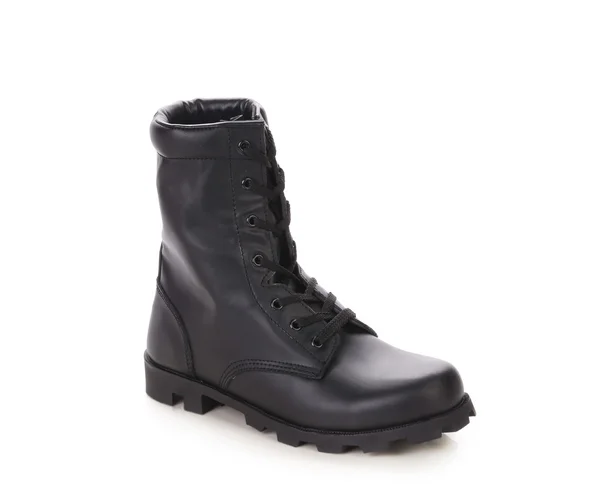 Black man's boot — Stock Photo, Image