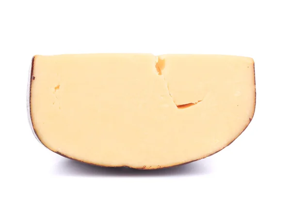 Mjuk ost utan hål. — Stockfoto