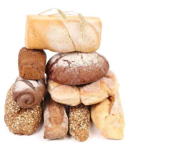 Different types of bread. — Stock Photo, Image