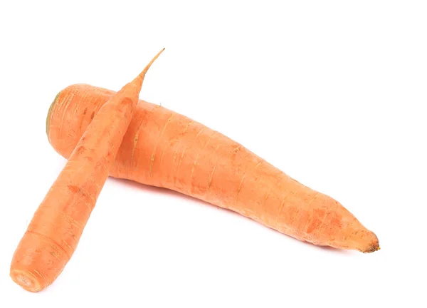 Две свежие морковки . — стоковое фото