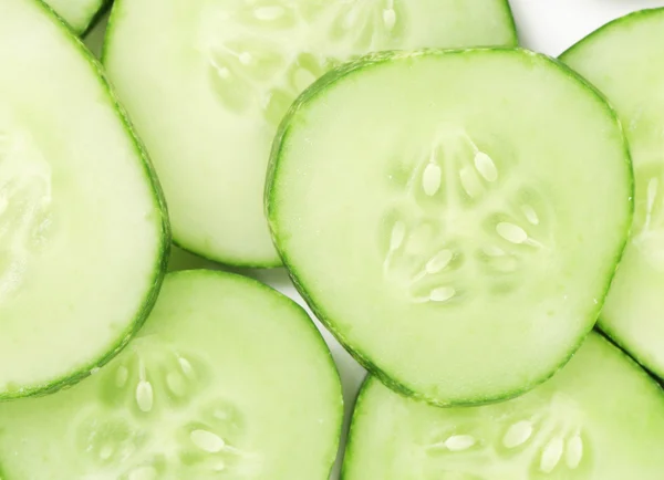 Fresh cucumber slices. — Stock Photo, Image