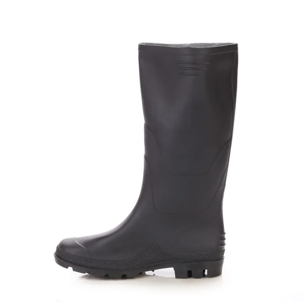 Black rubber overshoe. — Stock Photo, Image