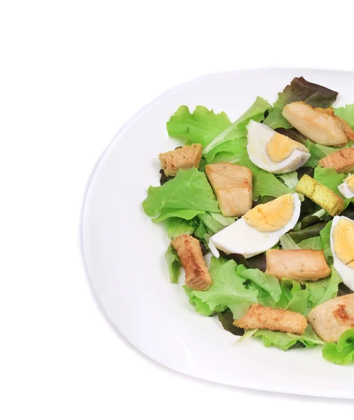 Caesar-Salat mit Eiern — Stockfoto